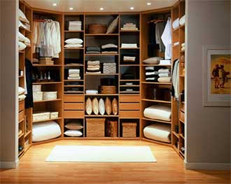 Aménagement d'un dressing