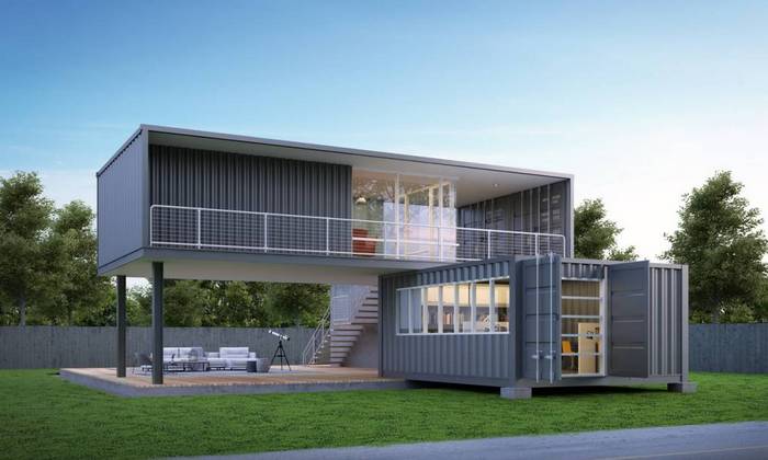 maison container 100m2