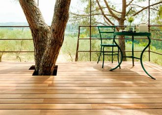 Terrasse en Teck